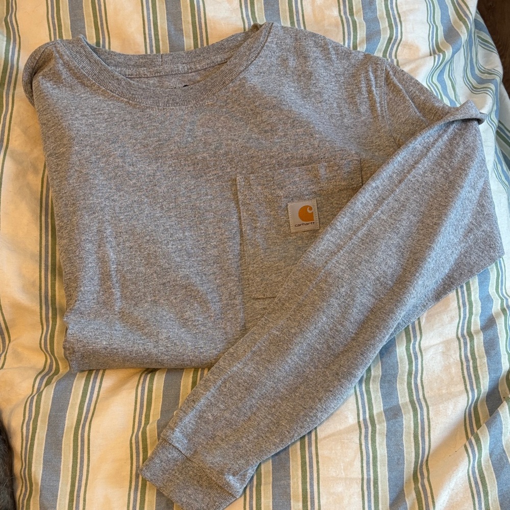 Carhartt Heather Gray Pocket Tee